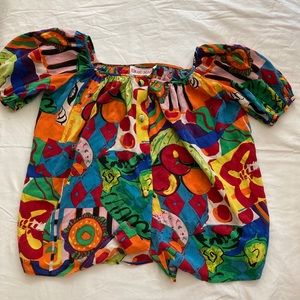 Tom and Linda Platt Silk Blouse